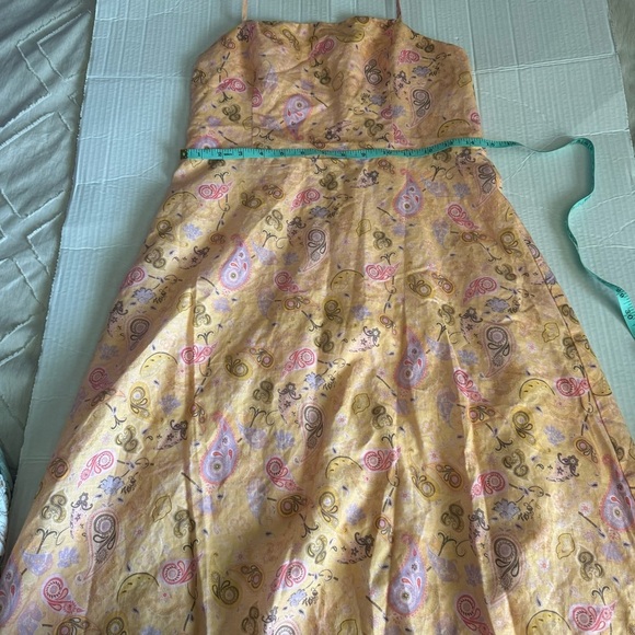 Charlie Holiday floral linen dress size large - Picture 9 of 11